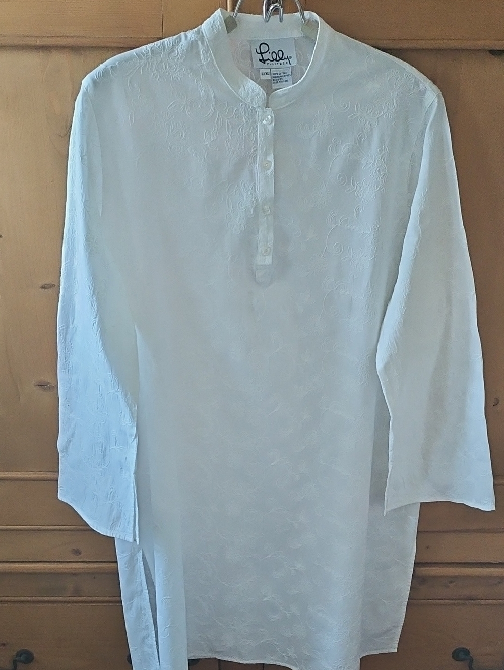 Lily Pulitzer Tunic Style Dress White L/XL